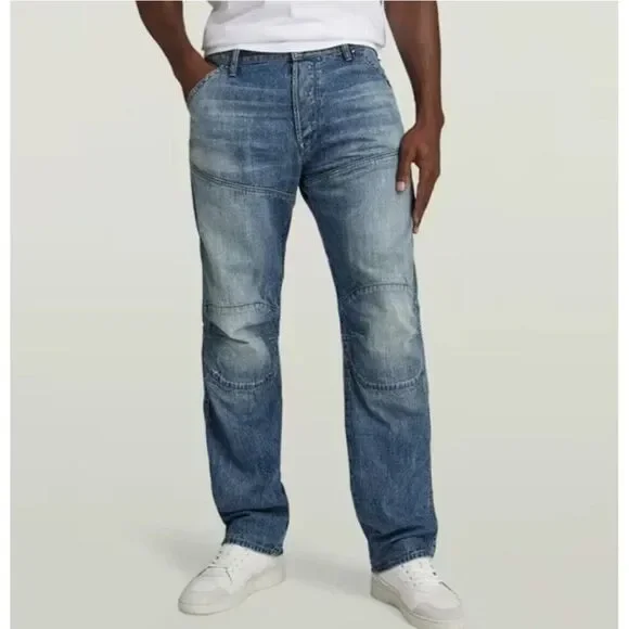 G-star Raw Elwood 5620 Blue 3D Denim Innovation Antique 96 Men's Jeans 32x32